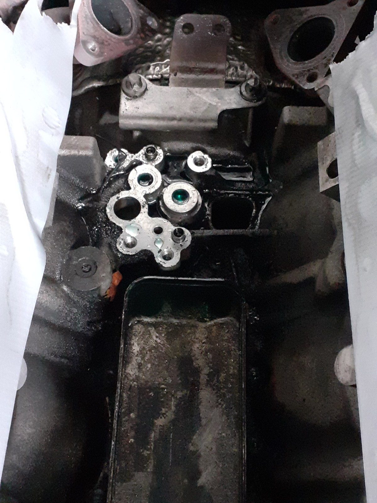 Motoröl kommt aus Getriebeöffnung