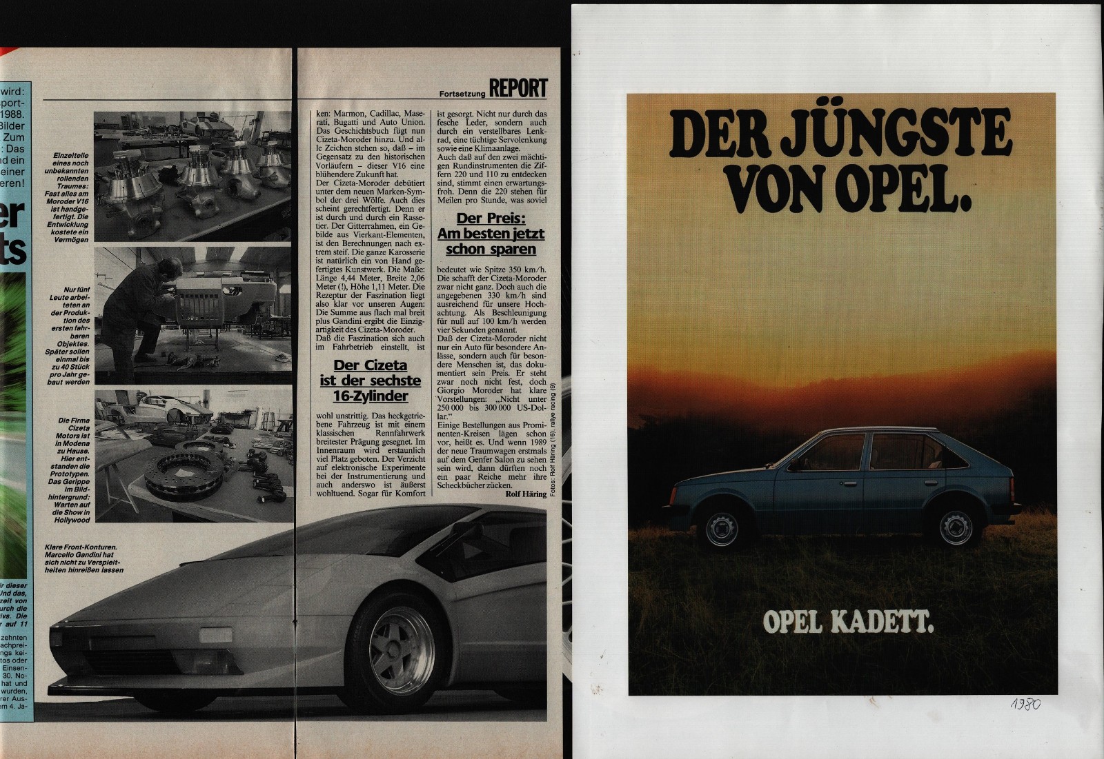 Foto-Erinnerungen an die Vergangenheit 1921 > 1990: