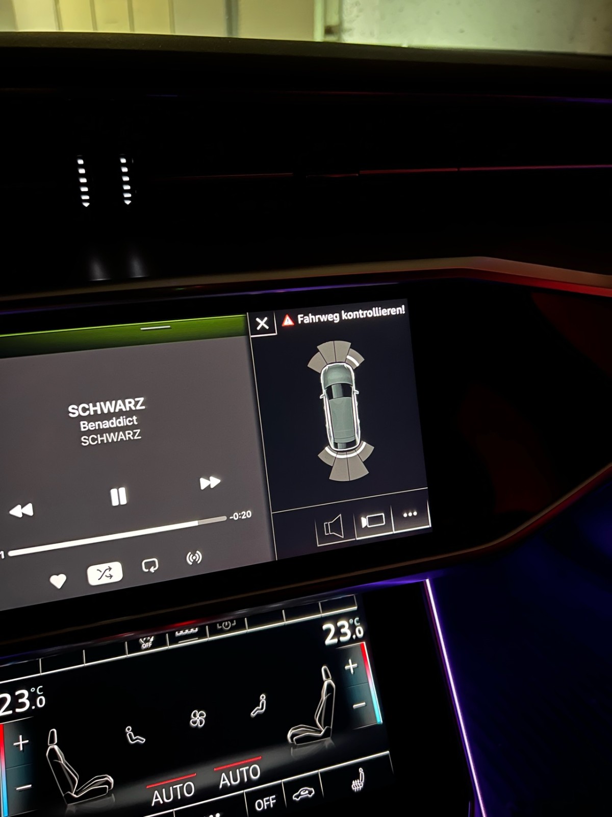 Seitliche PDC defekt