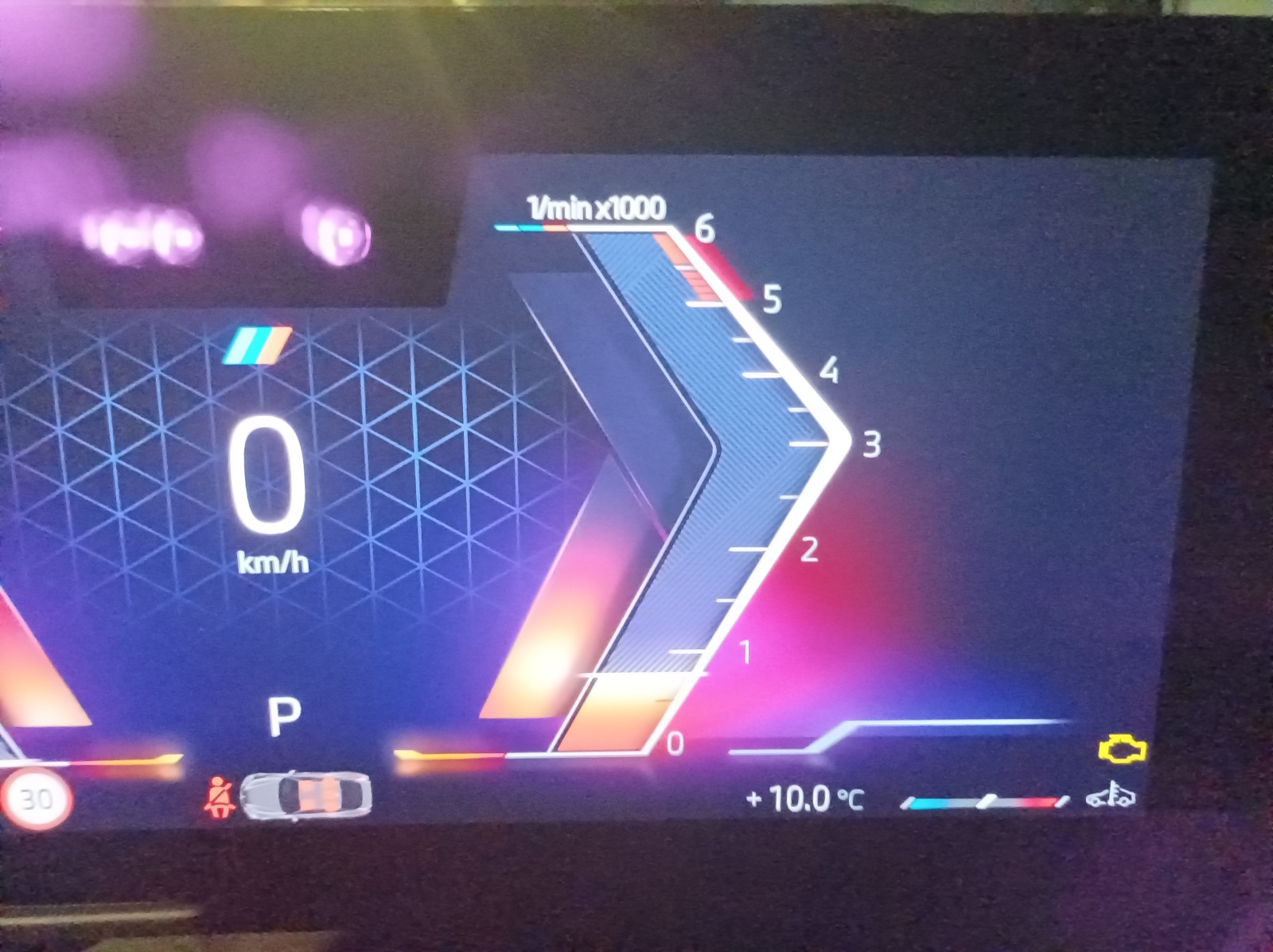 Kontrollleuchte "Motorfunktion gestört"