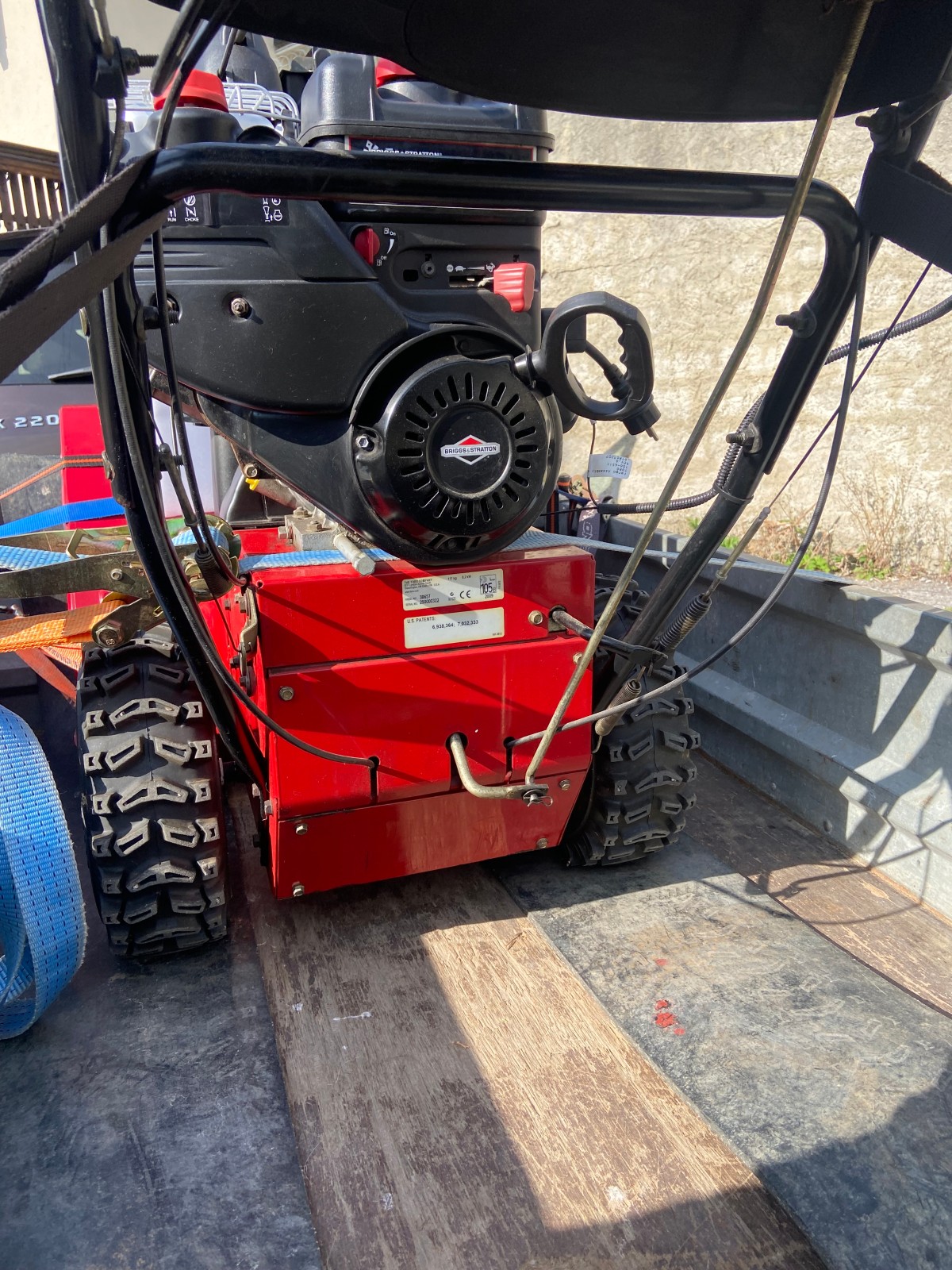 Schneefräse Briggs & Stratton Motor 1550 OHV Seilzug extrem schwergängig