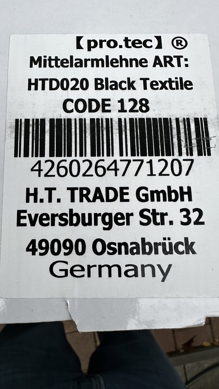 Mittelarmlehne für Audi Cabrio typ 89