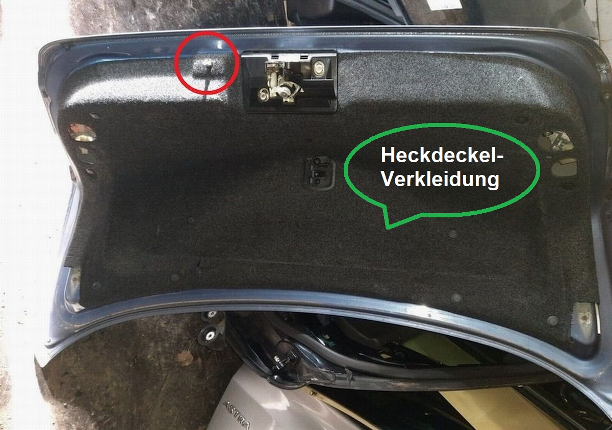 W208 heckklappenschloss öffnet nicht mehr! Hilfe?