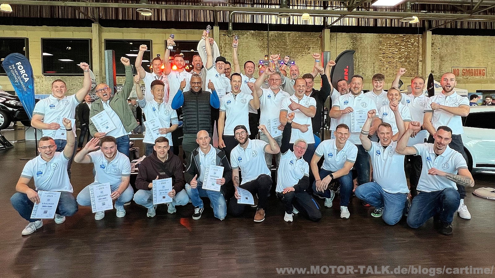 Alle Teilnehmer [Quelle: BFA/MotorMarketing.de]