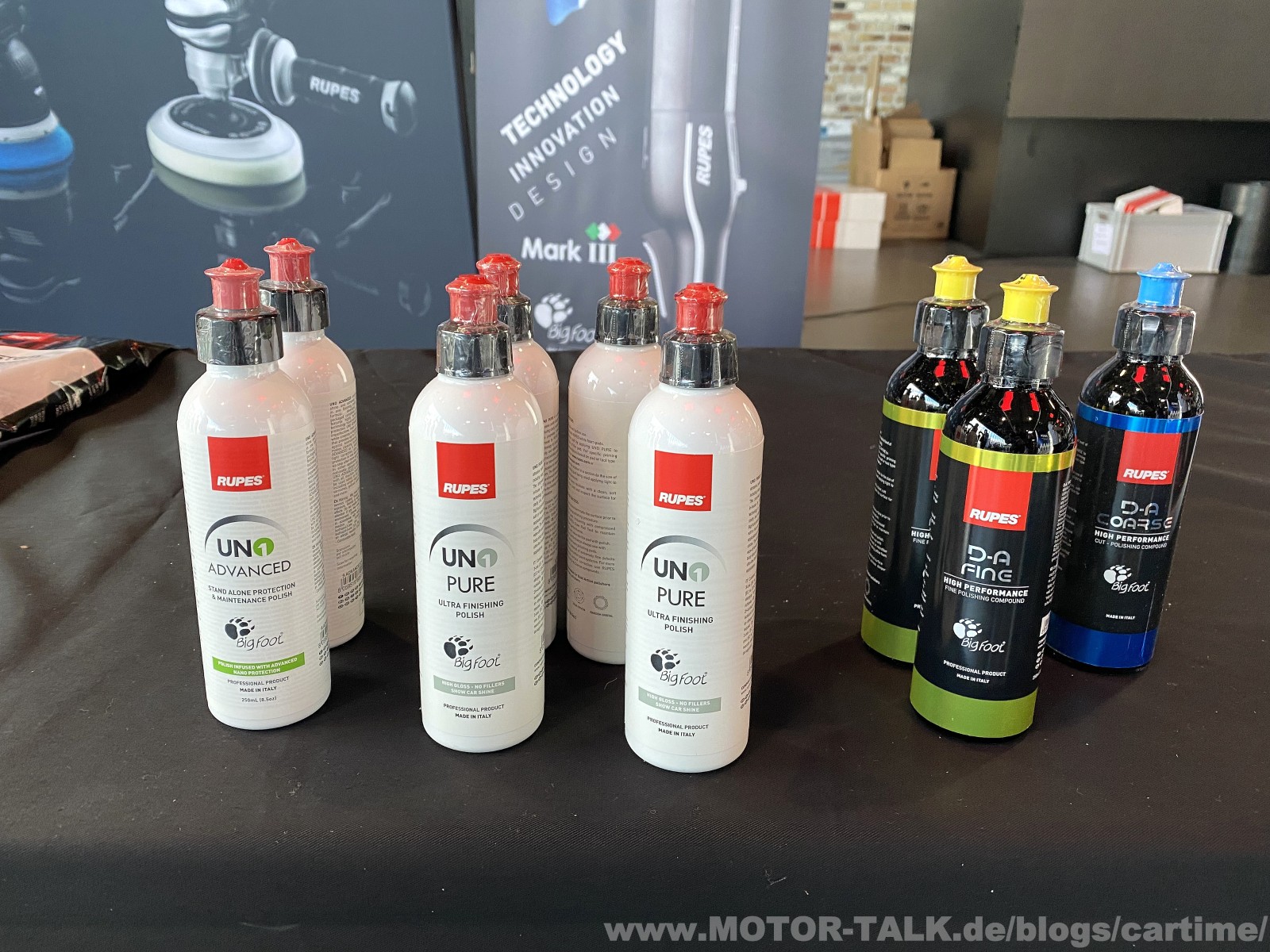 Rupes Uno Polituren / Fine & Coarse