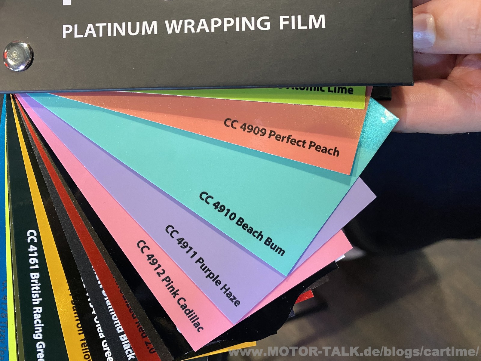 PWF Folien in frischen Farben