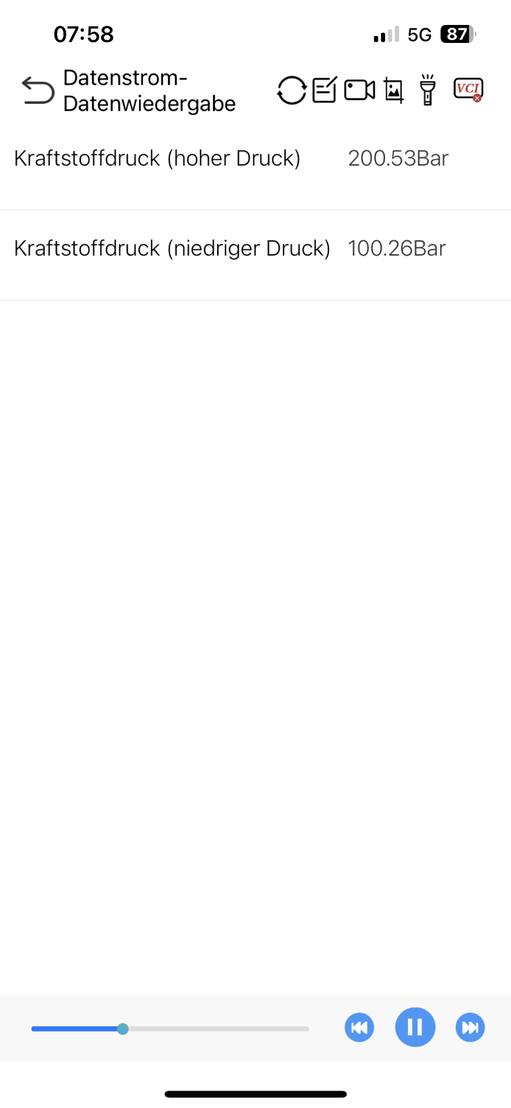 330i N53B30: Frage zu Fehlereinträgen - Hochdruckpumpe