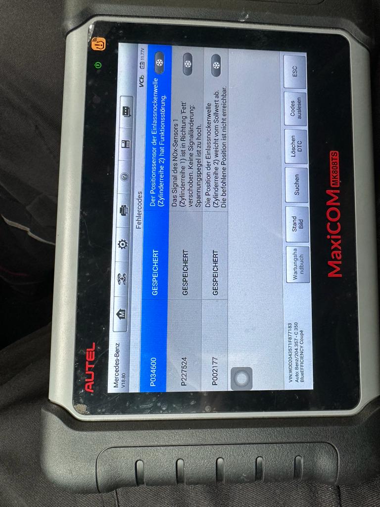 Sporadischer Fehler Nockenwelle