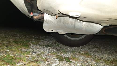 Auspuff Bild von rechts