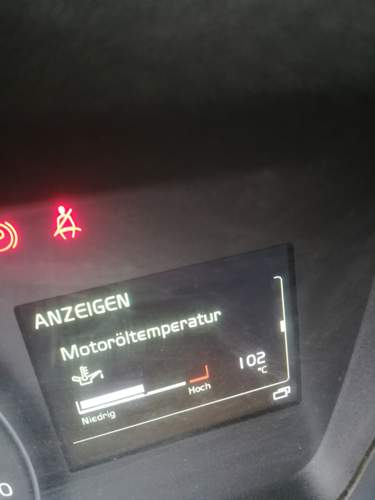 Mit Öltemperaturen Geber