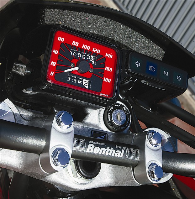 Honda FMX 650: TÜV beanstandet den Original Lenker.