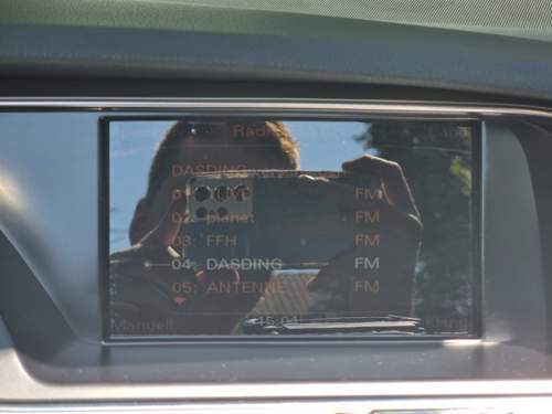 Direkte Sonneneinstrahlung, Dach offen