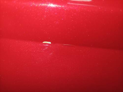 Kratzer ziemlich tief