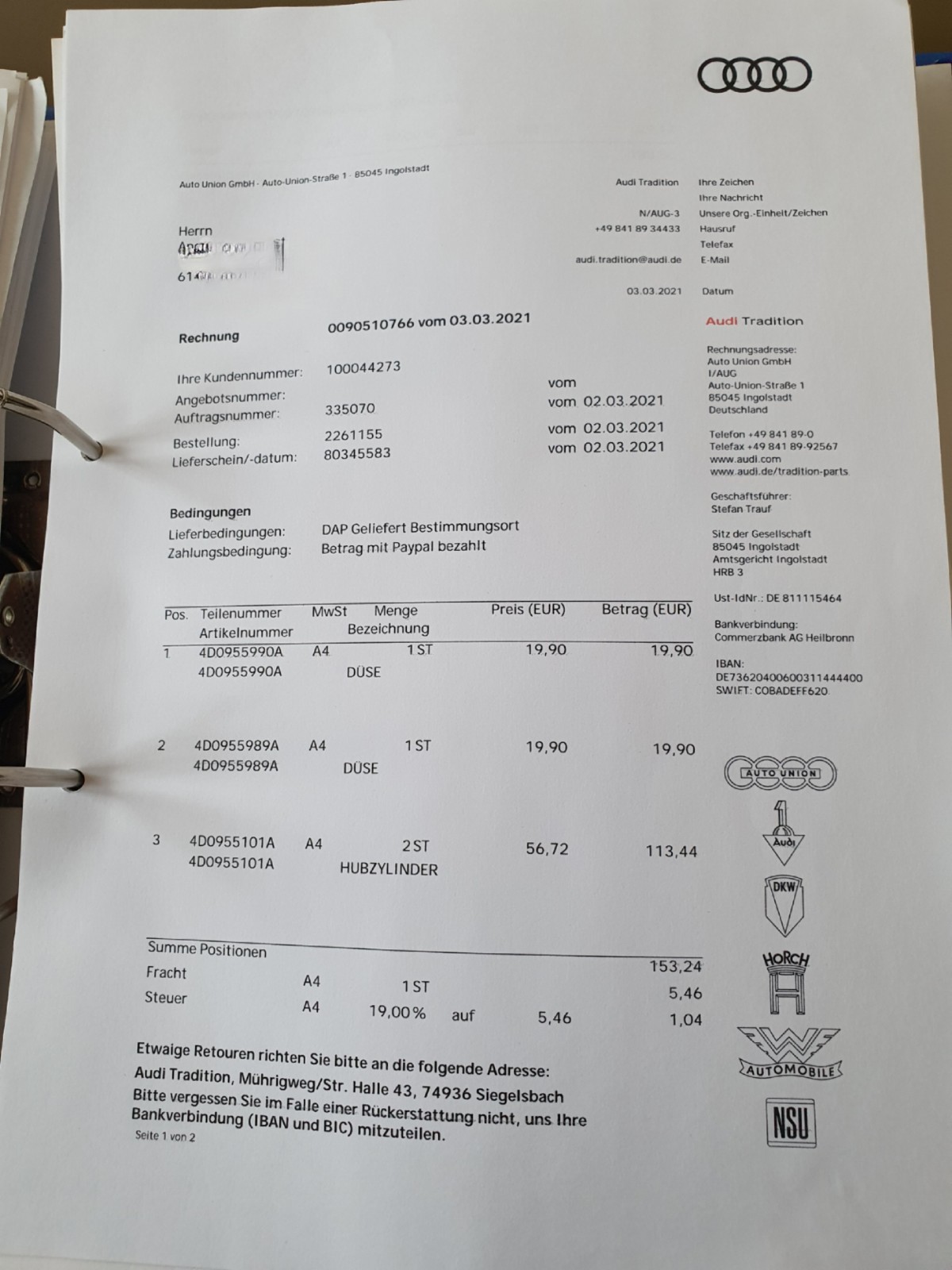 Scheinwerferreinigung