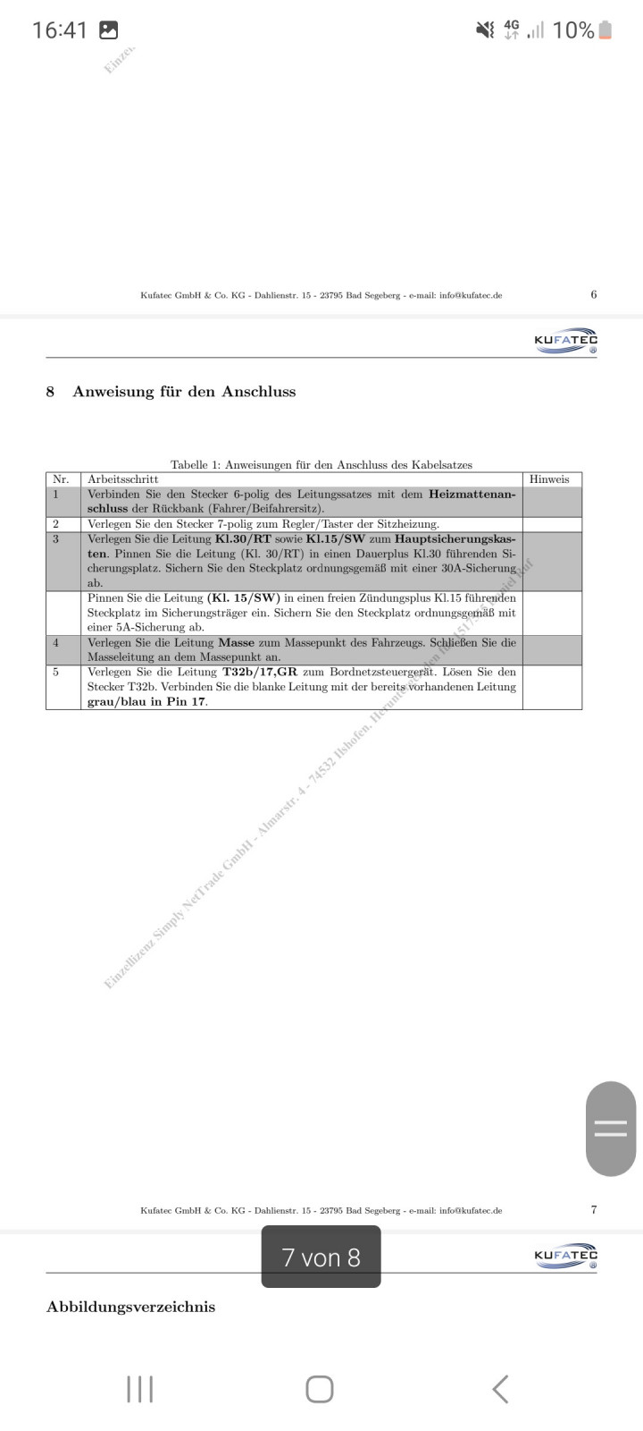 Sitzheizung hinten nachrüsten