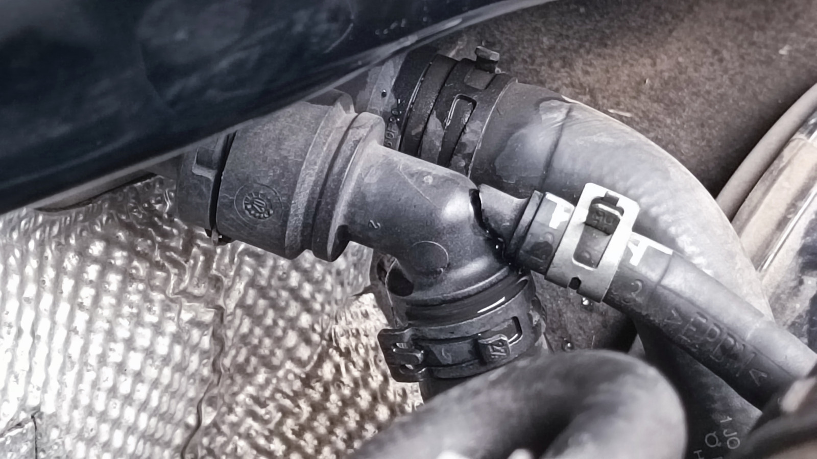 Wasserverlust im großen Kühlkreislauf