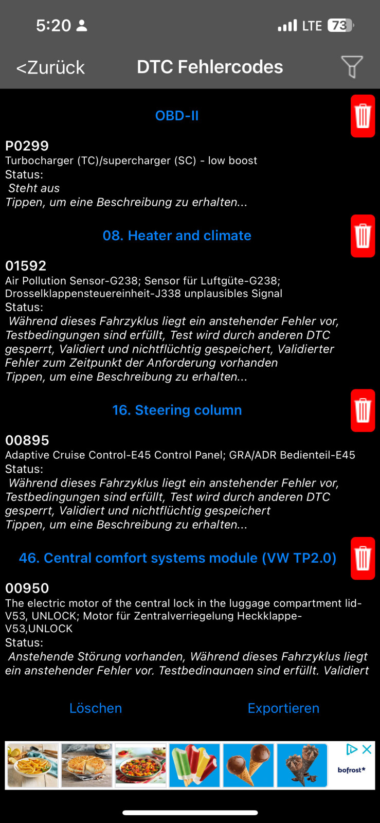 Passat 2.0 TDI Motorstörung und keine Leistung