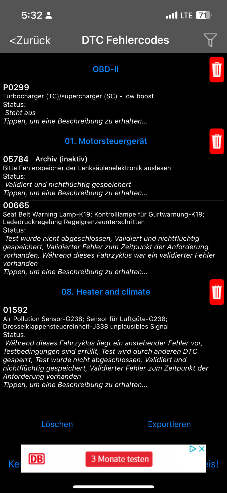 Passat 2.0 TDI Motorstörung und keine Leistung