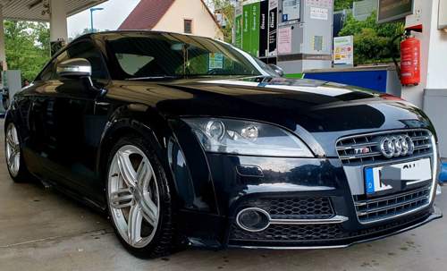 Vorne links (siehe Rost an der Felge)