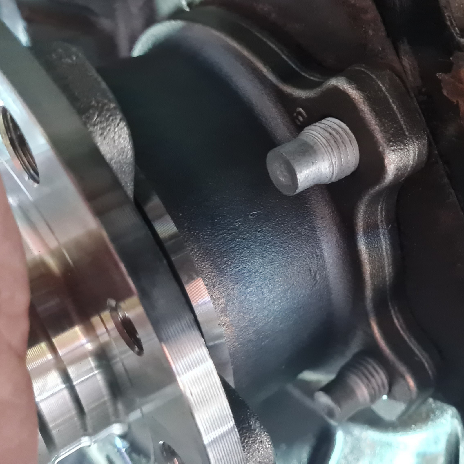 Sichtbaren Schrauben