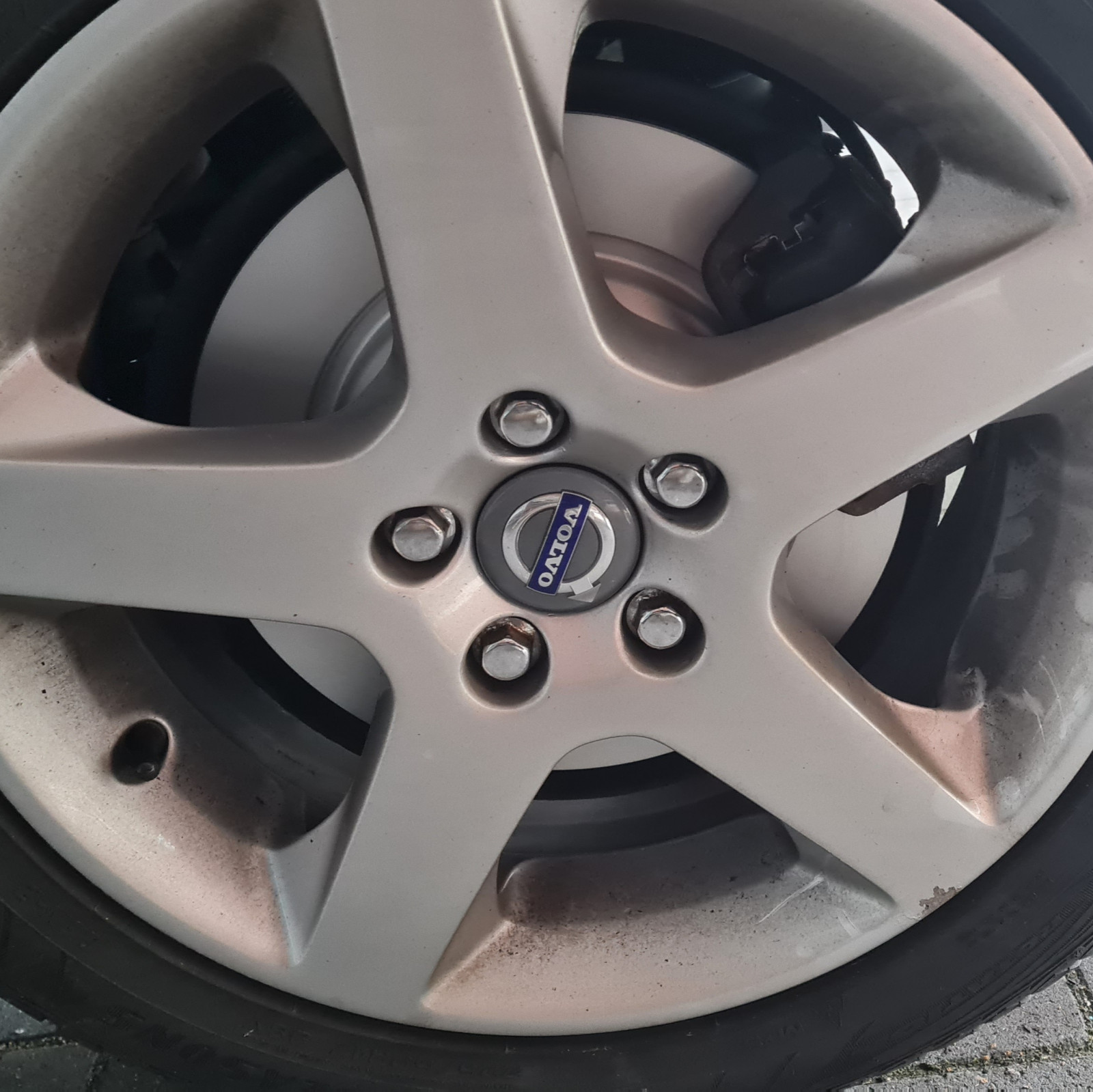 Felge/Rad wieder montiert