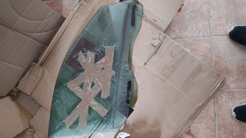 Alte Scheibe über der neuen