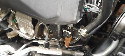 Hyundai-Marderverbiss Kabel braun