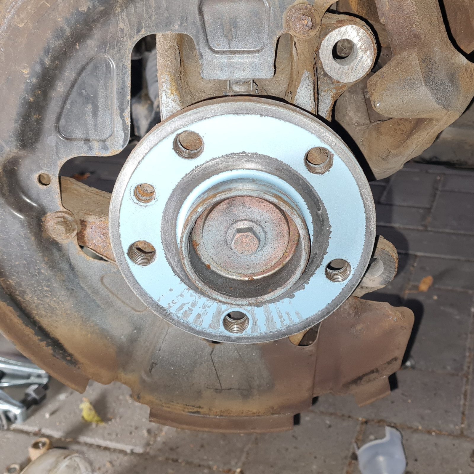 Nabe mit zu viel Montagepaste