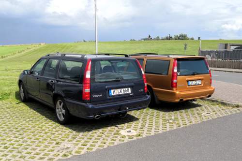 V70 doppelt hinten