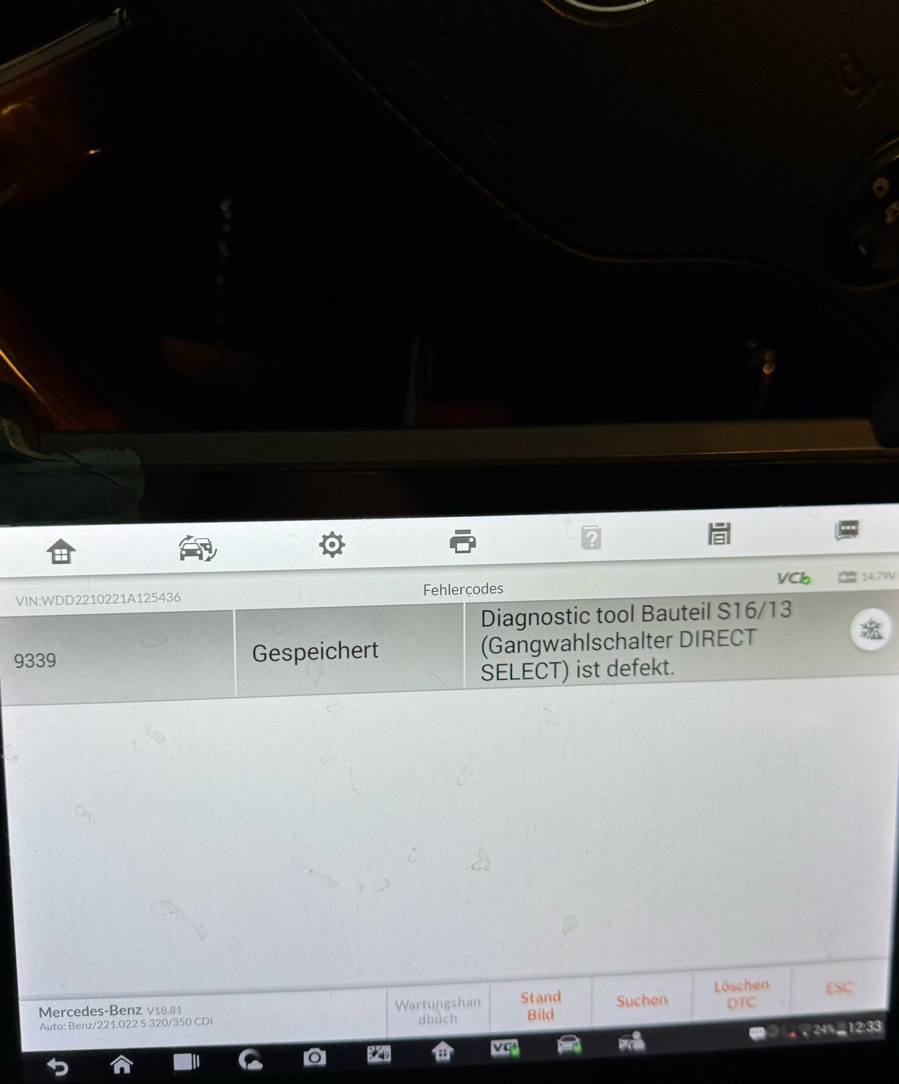 W221 Bj. 2007 Brauche kompetente Hilfe