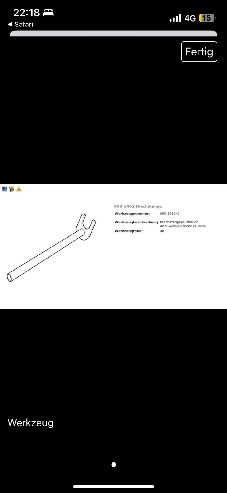 Werkzeug für Antriebswellen ausbau