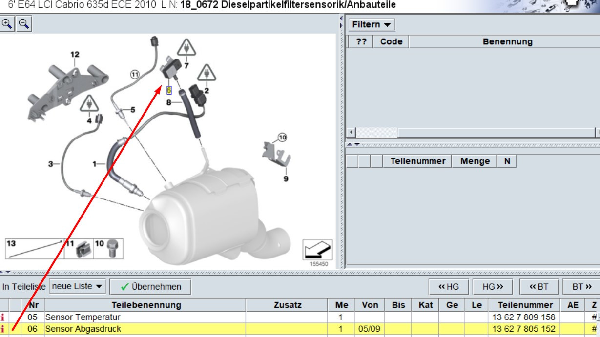 BMW 635d, 2010. Probleme mit dem DPF