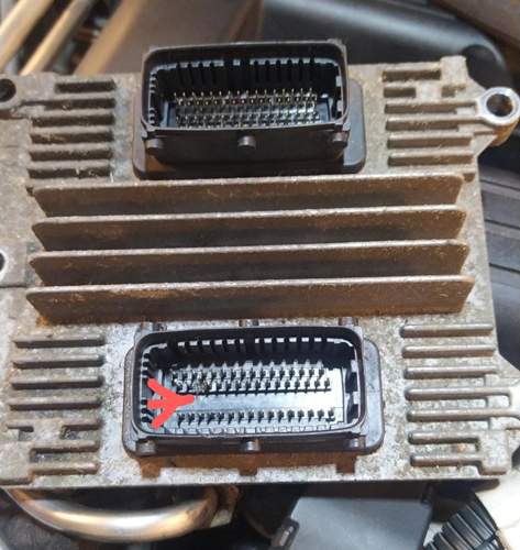 MSG mit fehlenden Pin30 (älteres Foto)