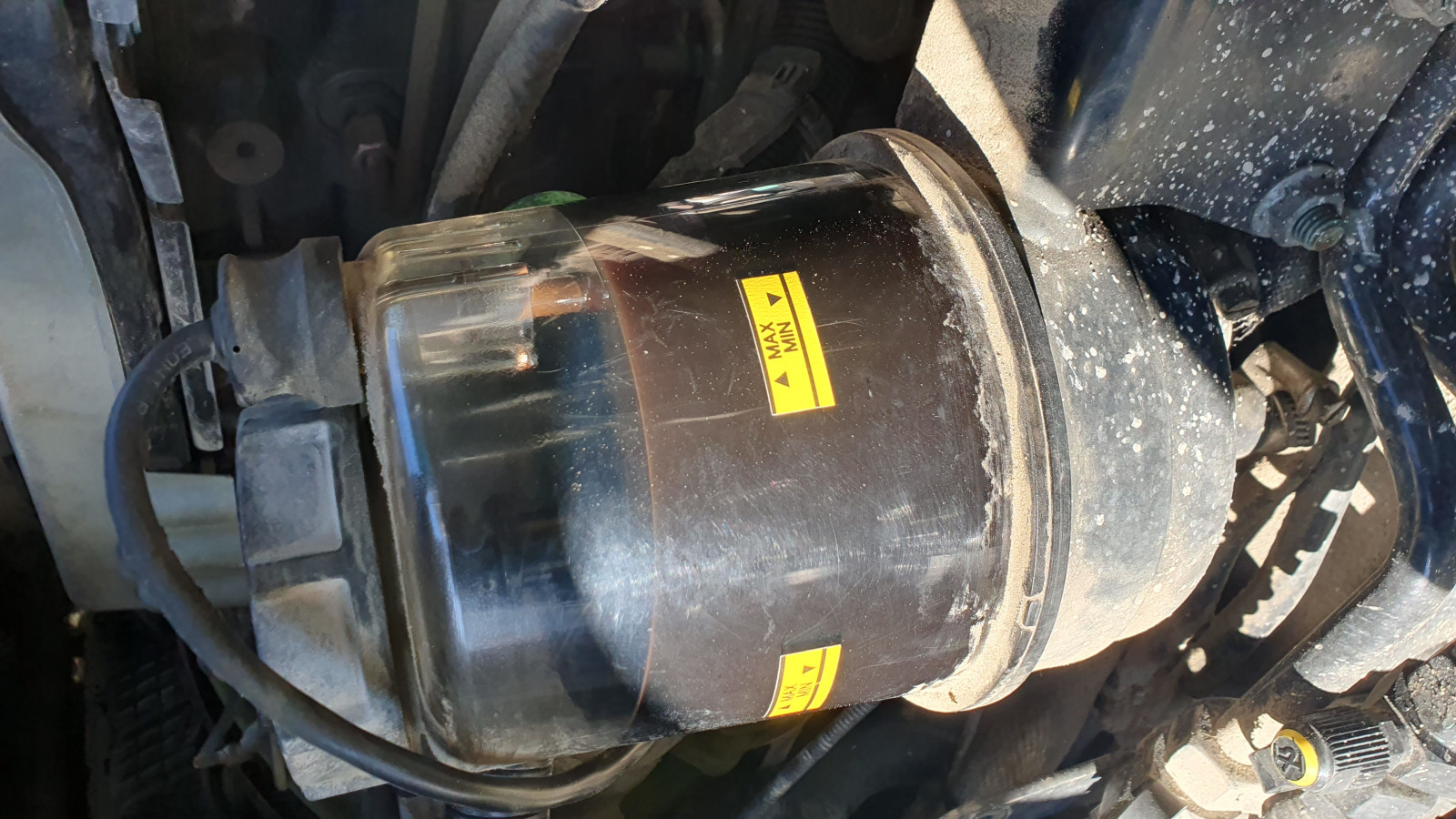 Fehler "Störung Hinterachslenkung", MAN TGS, Bj. 2012