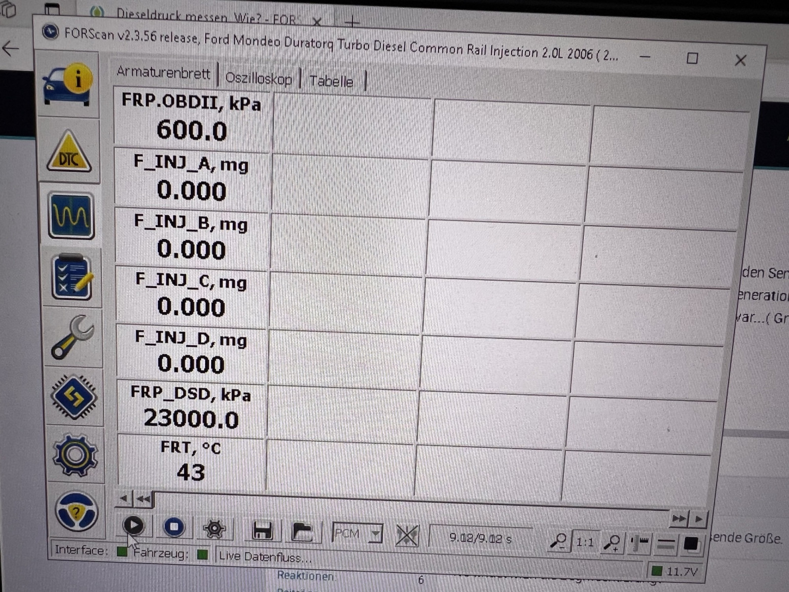Nach Injektortausch: P0251 - Fehlersuche
