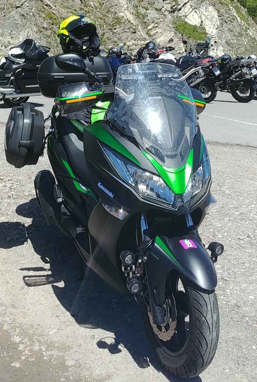 50km (einfach) Arbeitsweg mit 125ccm Motorrad