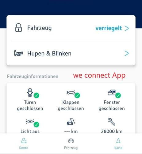Bisherige we connect App