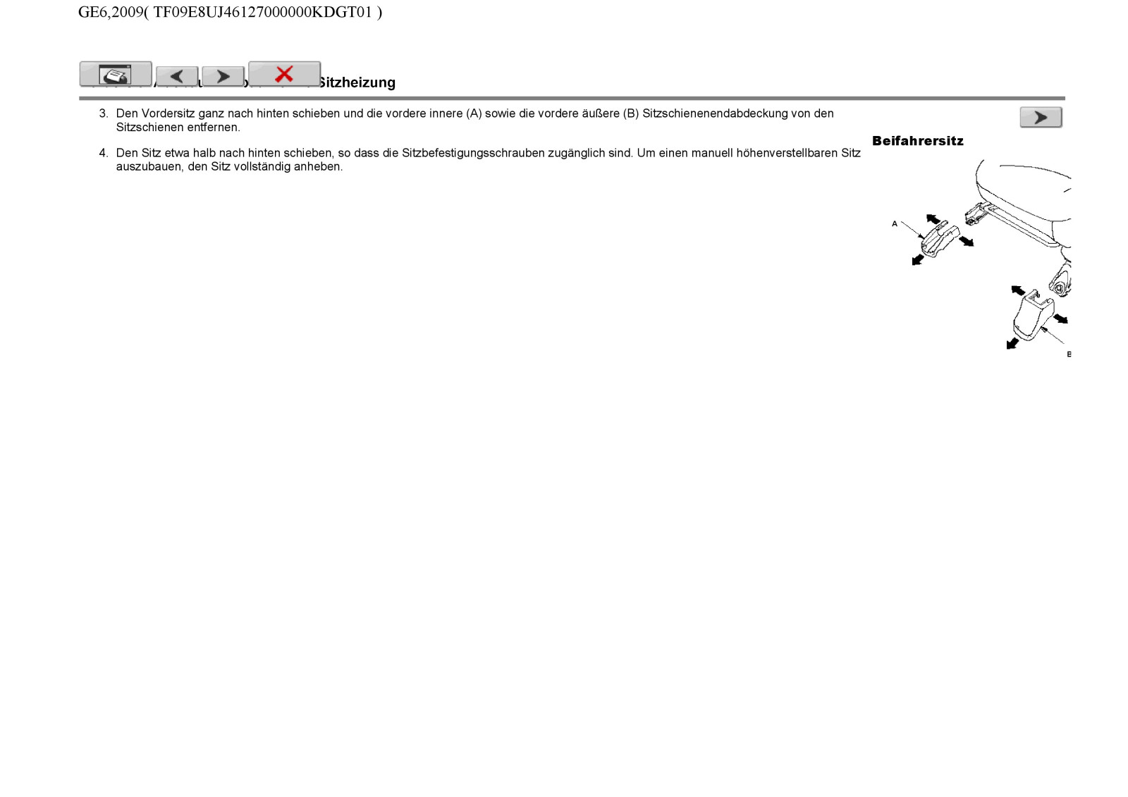 Honda jazz GE Sitz Ausbauen?