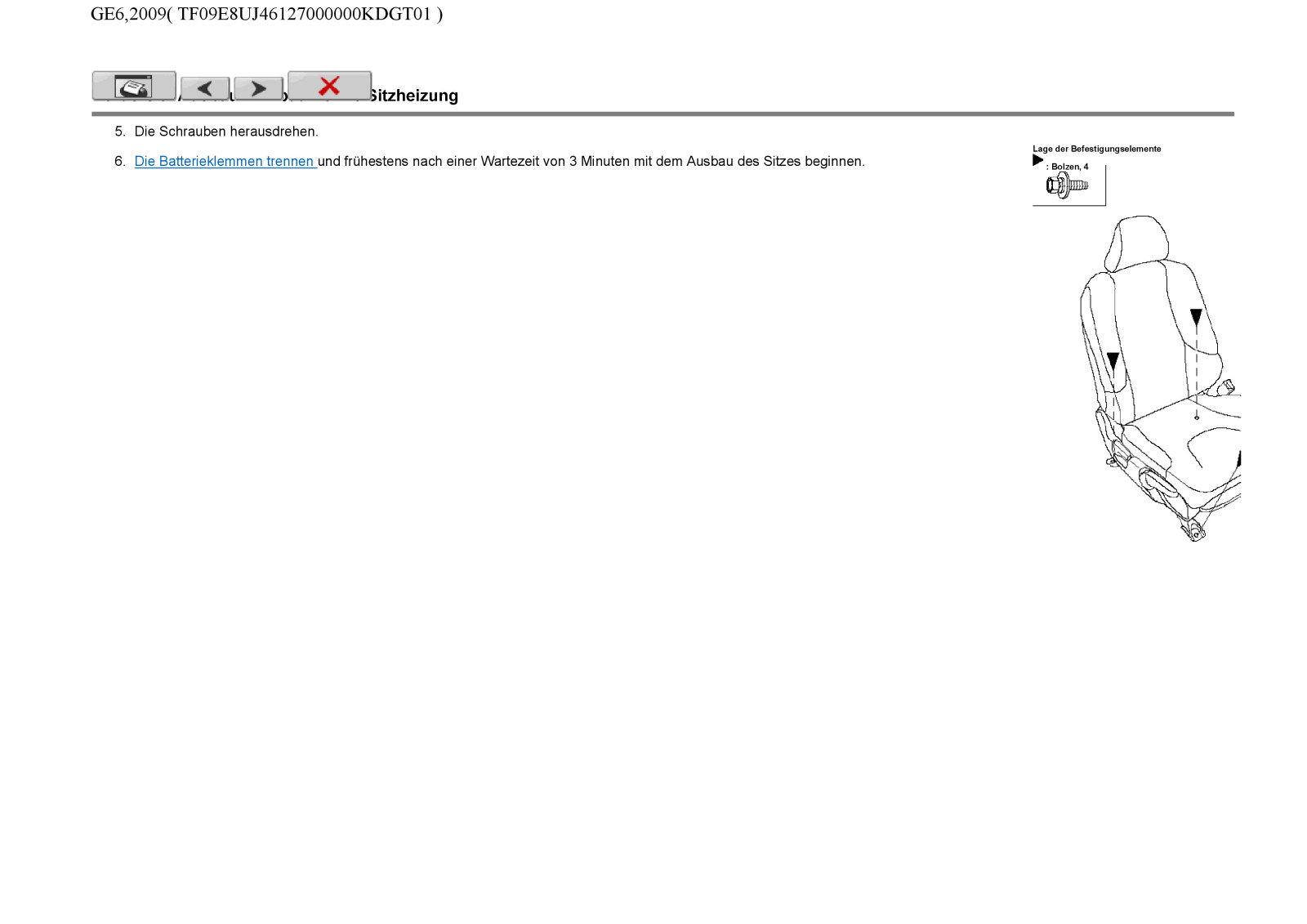 Honda jazz GE Sitz Ausbauen?