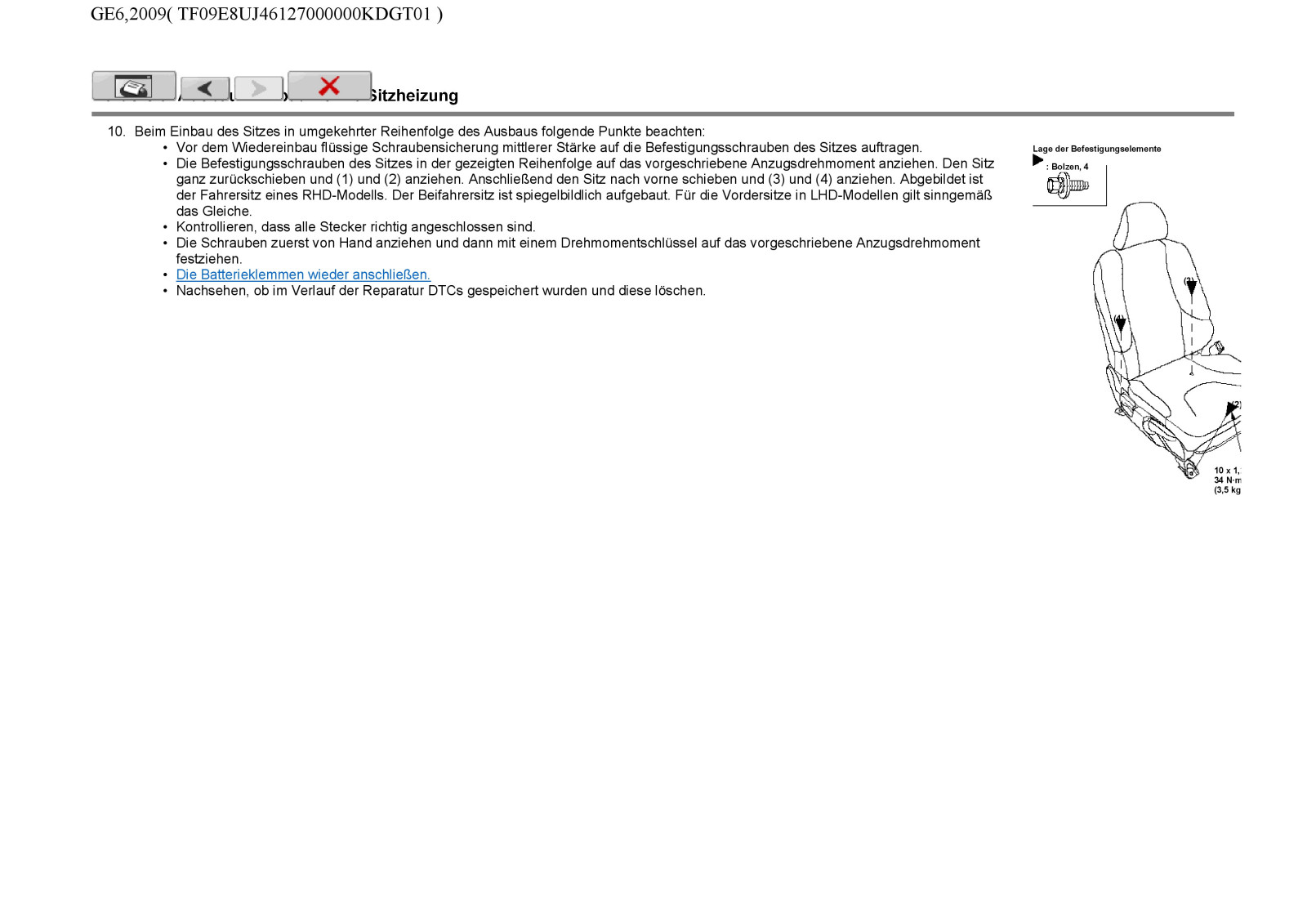 Honda jazz GE Sitz Ausbauen?