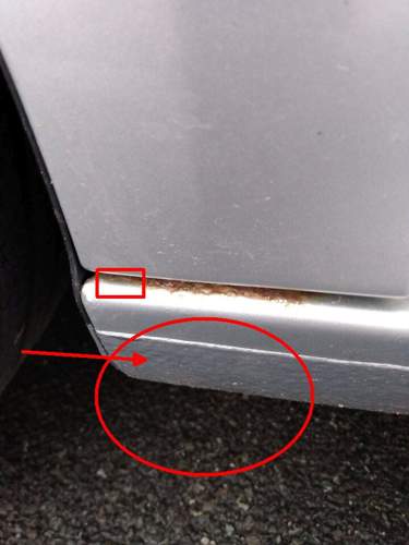 Golf 5 Schweller durchgerostet Rost-Rost-Rost - Seit...