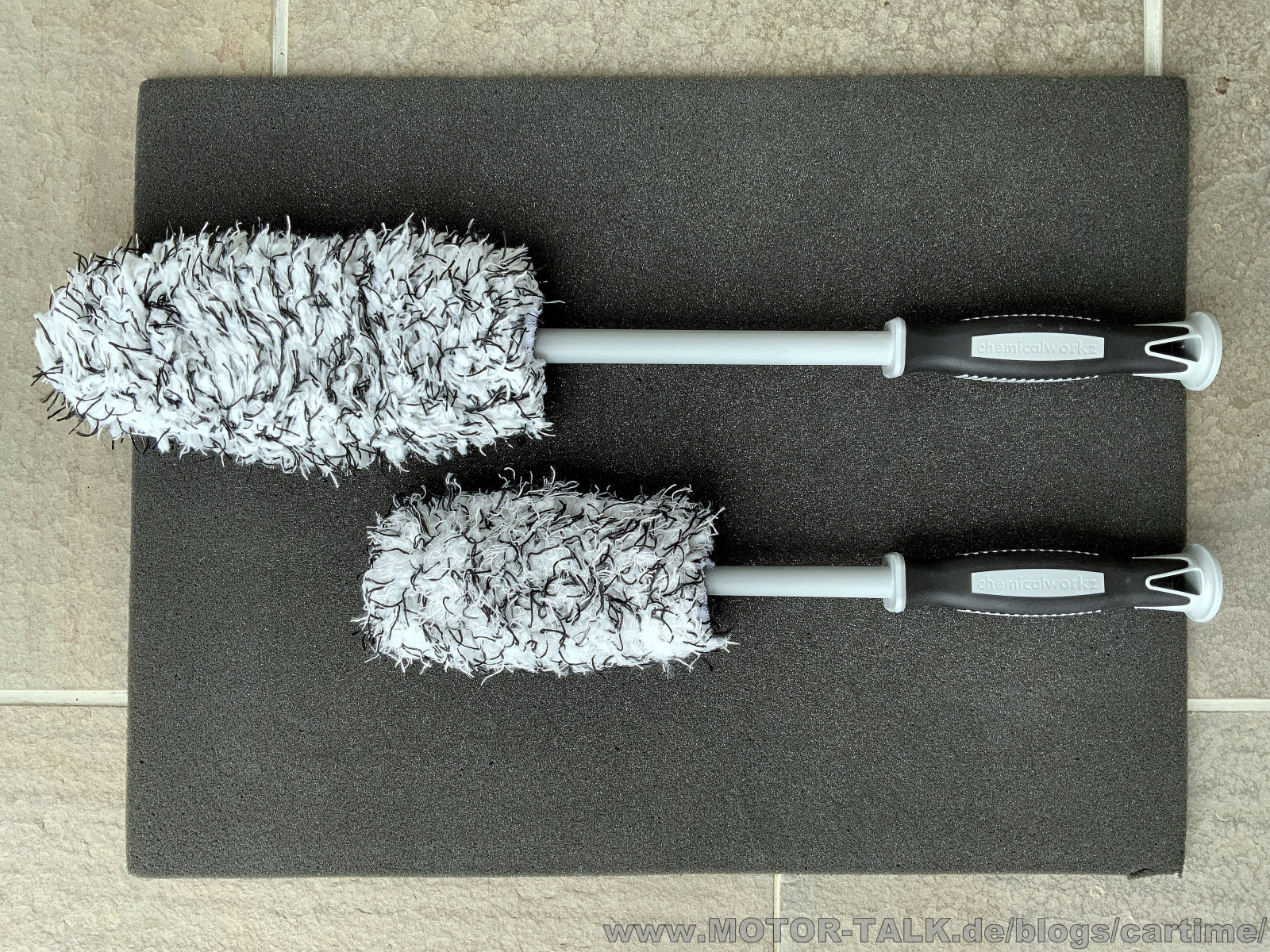 Felgenbürsten Vergleich - chemicalworkz Flat Wheel Brush klein & groß