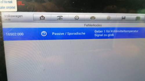 Fehler Speicher ablage