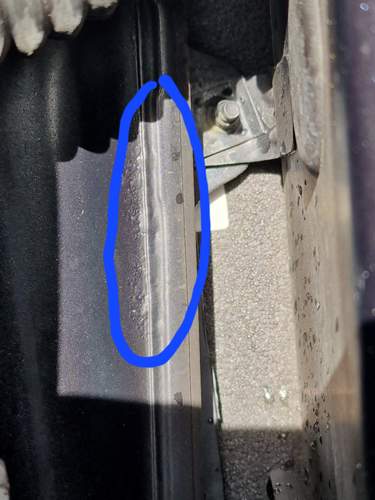 Fahrertür Blasenbildung