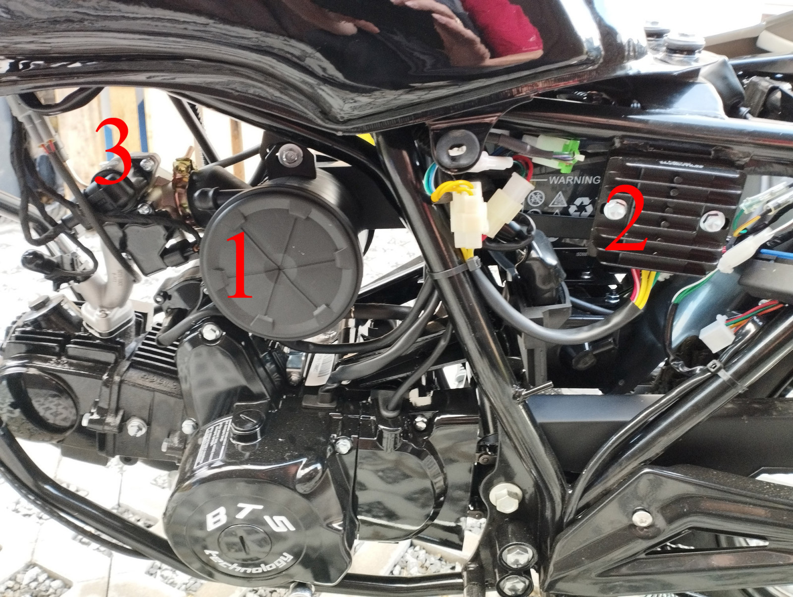 Barton Sprint 50 - Anfängerfrage und loser Schlauch