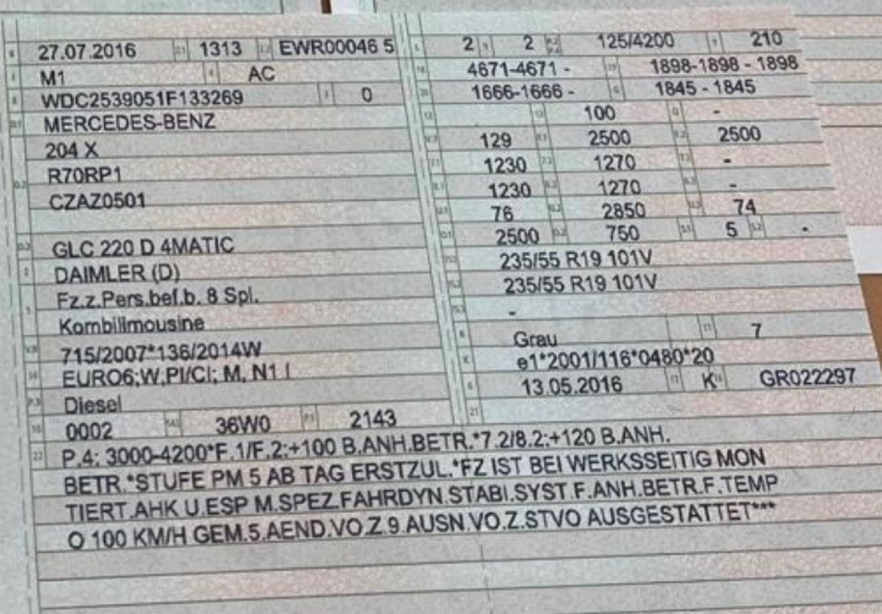 Batterie Wechsel glc 220 2016