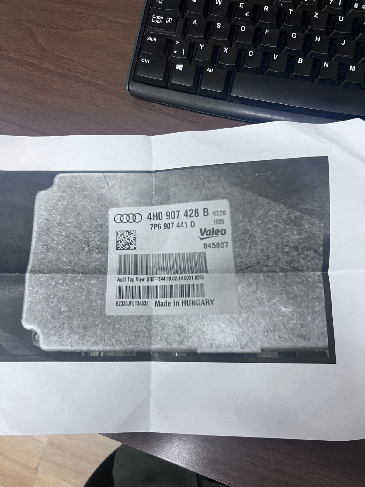 Kalibrierung Fehler Rückfahrkamera