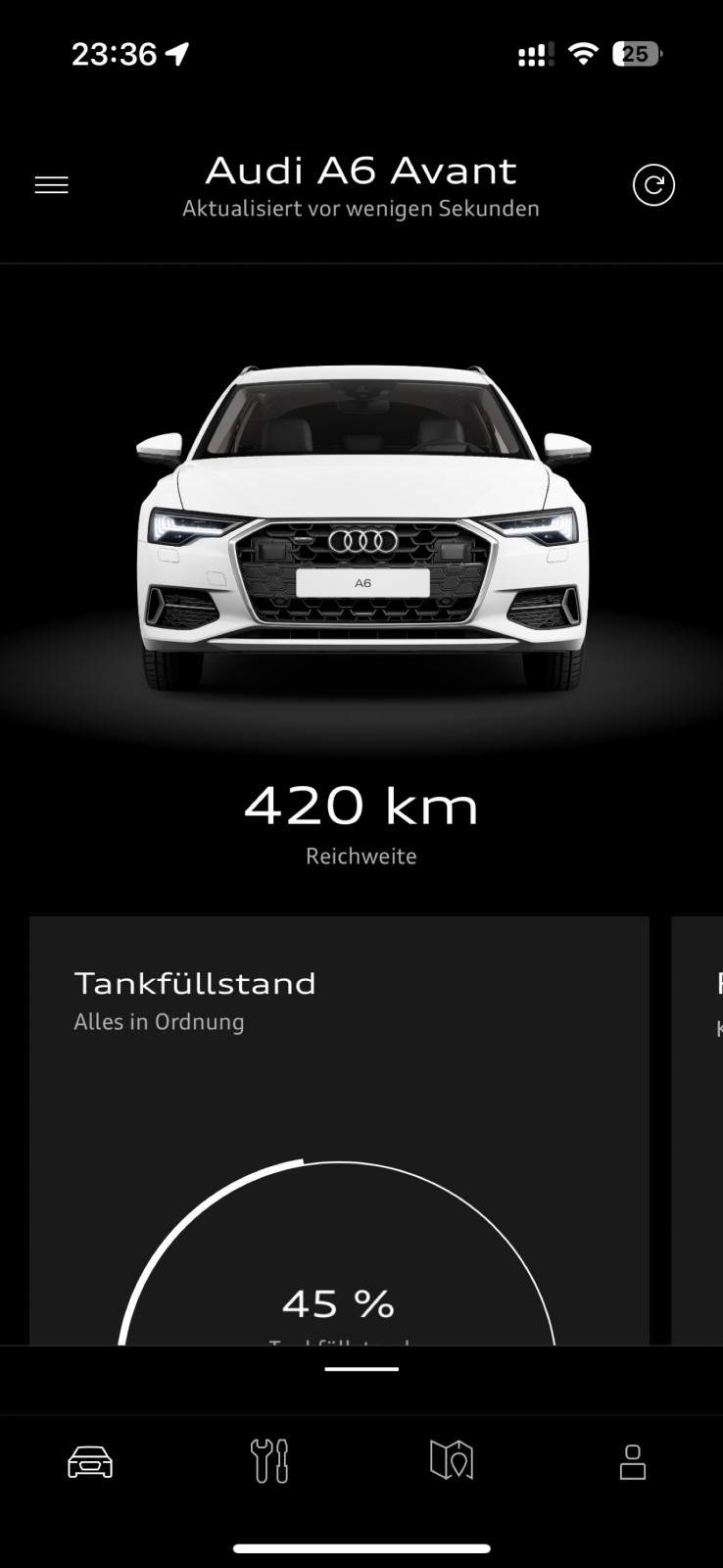 Erfahrungen mit MyAudi App