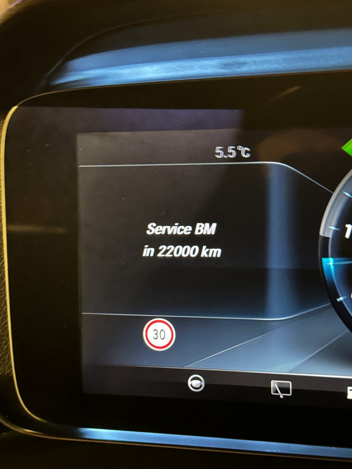 Was bedeutet dieser Service BM in 22000km?