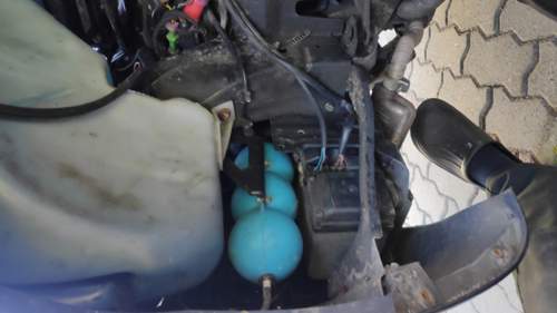 Standheizun V8 Einbauort